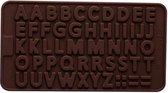 chocoladevorm Alfabet Letters siliconen vorm voor ijsblokjes chocolade fondant