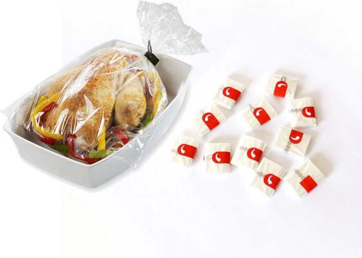 YUGN Braadzakken Voor in de Oven – Braadzak 10 stuks – 2-in-1 Oven En Magnetron - Kookzak 38x25 cm - Cadeautip (10, 38 x 24 cm
