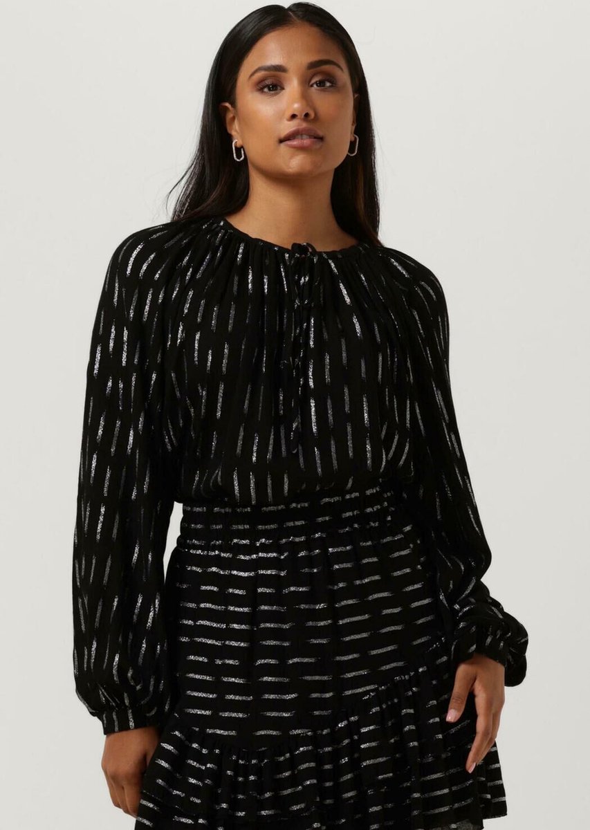 Amaya Amsterdam Adele Blouse Dames - Jurken - Zilver - Maat S