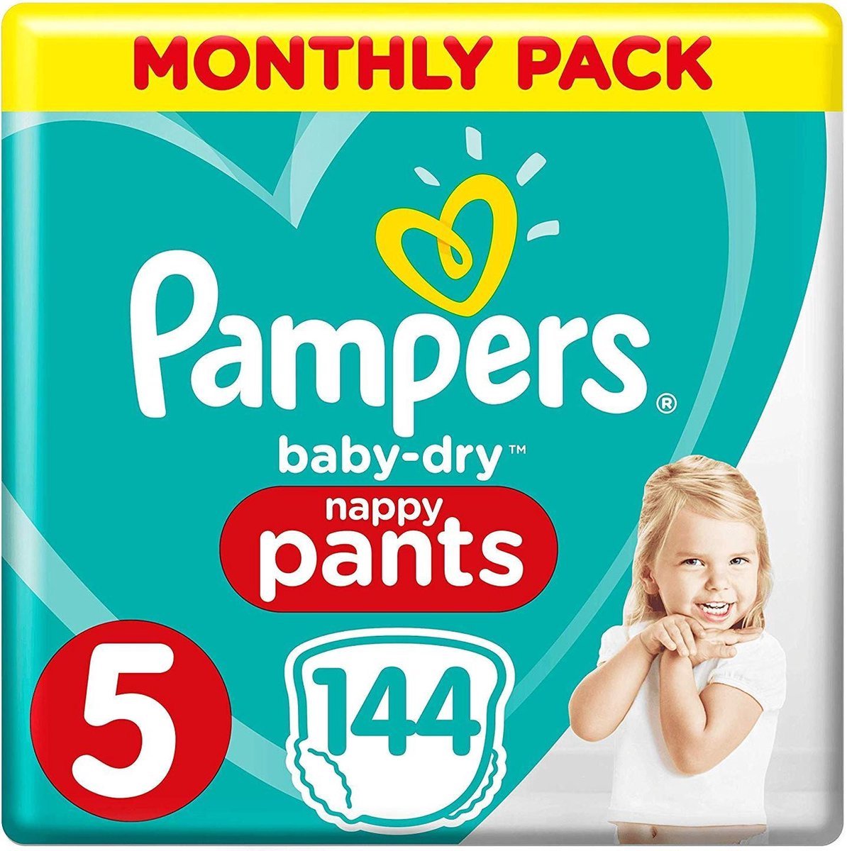 Pampers Baby Dry Pants Luierbroekjes - Maat 5 - Mega Pack - 144  luierbroekjes | bol.com