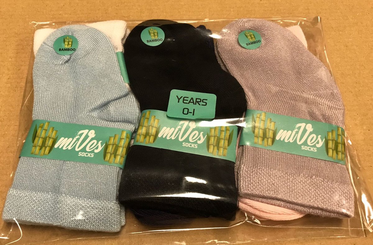 Mives Bamboe BABY Enfants Chaussettes--11-12 ANS --Taille 27-30