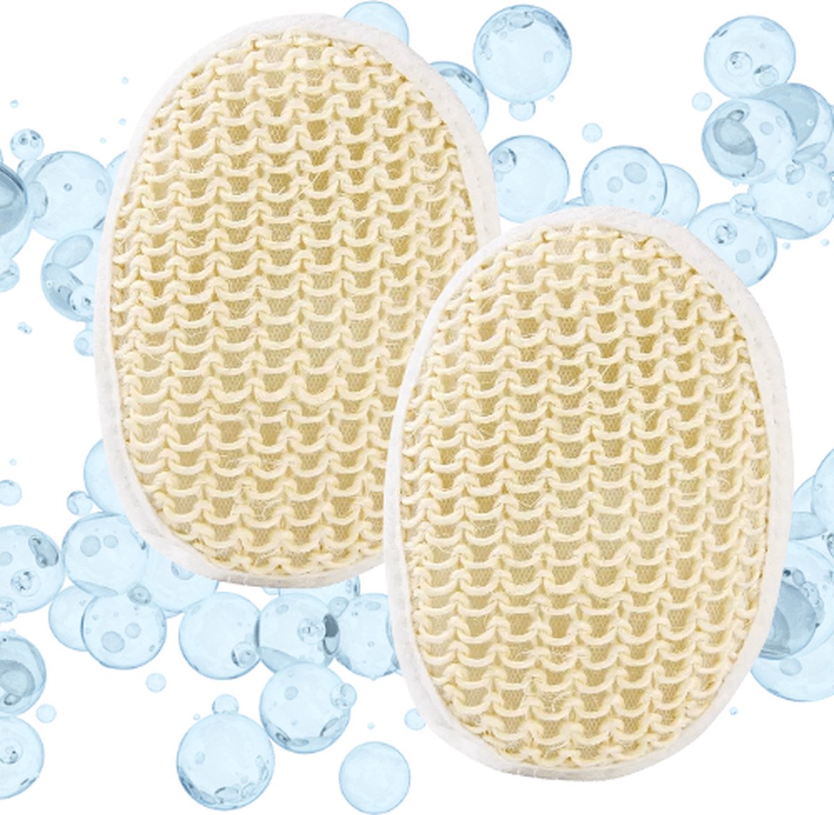 Badspons 2 stuks Scrub spons Douche spons Dode huidcellen remover