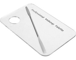 Beauty WiseGoods Luxe Acryl Palet Voor Make Up - Make-Up Palette - Mengpaneel Makeup - Blender - Accessoires Verzorging - 15x10