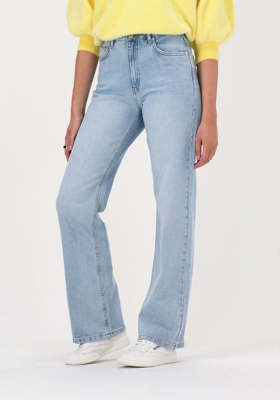 Na-kd Relaxed Full Length Jeans Jeans Dames - Broek - Lichtblauw - Maat 34  | bol.com