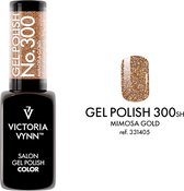 Victoria Vynn – Salon Gelpolish 300 Mimosa Gold (flash goud) - reflecterende gel polish - gellak - reflect - reflectie - glitter - nagels - nagelverzorging - nagelstyliste - uv / led - nagelstylist - callance