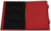 Luxe Aluminium Opberg-Box geschikt voor 6 Nintendo Switch Spel - Game Cards Zwart