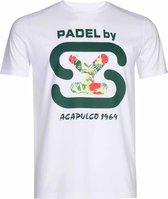 PADELbySY - ACAPULCO 1969 - T-SHIRT MEN'S - WHITE - SIZE L