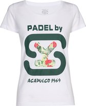 PADELbySY - ACAPULCO 1969 - T-SHIRT LADIES - WHITE - SIZE M