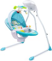 Baby Rocking Chair Caretero Bugies bleu, convient aux nouveau-nés!