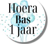 20 x Gepersonaliseerde Stickers Verjaardag | Kinderfeest Traktatie | Eigen Naam Op Traktatiestickers Laten Drukken | Leeftijd | 40 mm Rond