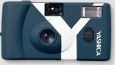 Yashica MF-1 - Camera (35mm) - Blue - ISO 200/400 - Inclusief Rolletje, Strap en Batterij