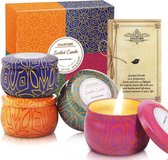 Scented Candle Set – Geurkaarsen Cadeauset – Geurkaarsenset -  Geurkaarsen geschenkset