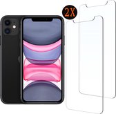 Apple iPhone XS MAX Screenprotector Beschermglas Glazen bescherming Screenprotector HD 9H beschermings glas geschikt geschikt voor Apple iPhone XS MAX - 2stuk