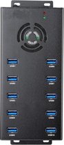 10 ports USB-A USB 3.0 10W laad & sync hub