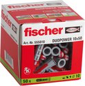 Doos Fischer DUOPOWER 10x50 mm pluggen, 50 stuks.