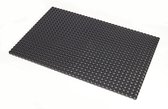 Rubbermat  / Octo-O-Mat / rubberringmat / 100 cm x 150 cm / zwart