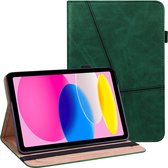 Cazy Geschikt voor Apple iPad 2022 Business Folio Case Tablethoes – Groen