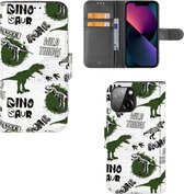 Telefoonhoesje met Pasjes geschikt voor iPhone 13 Mini Dinosaurus