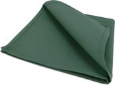 Serviettes de table, 4 pièces, vert foncé, 51x51 cm, tissu recommandé