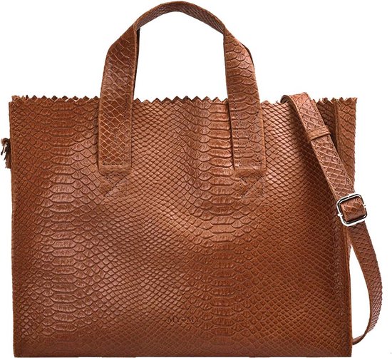 MYoMY MY PAPER BAG Handbag cross body Anacondy Brandy bol