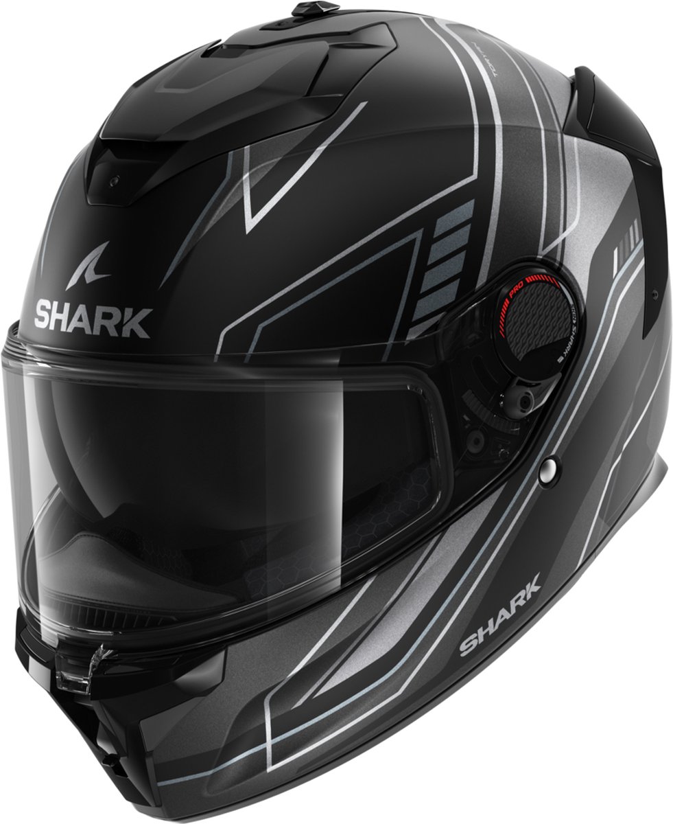 Shark Spartan GT Pro Toryan Mat Zwart Antraciet Antraciet KAA Integraalhelm L