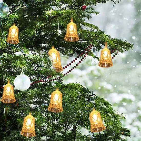 kerstverlichting buiten & binnen op batterij - Christmas fairy lights warm  white - Led... | bol.com