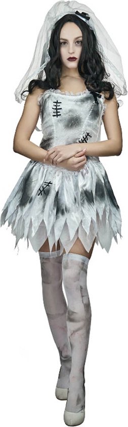 Zombie kostuum - Halloween - Zombie bruid - Ondode - Jurk - Carnavalskleding  -... | bol