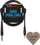 Boston audio signaalkabel - Grote Jack naar Mini Jack Stereo Met Specter Sleutelhanger