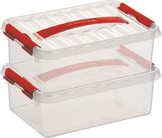 helit sunware H6161002 - Aufbewahrungsbox „the q-line, 22 Liter, mit Deckel, transparent, 1 Stück helit sunware H6161002 - Aufbewahrungsbox „the q-line, 22 Liter, mit Deckel, transparent, 1 Stück