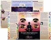 Instructiekaart Sound Healing; gebruiksaanwijzing Chakra balancing met stemvorken, Ohm Therapeutics