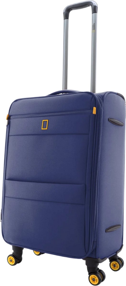 National Geographic Zachte Koffer / Trolley / Reiskoffer - 60 cm (Medium) - Passage - Blauw - Blauw / Medium