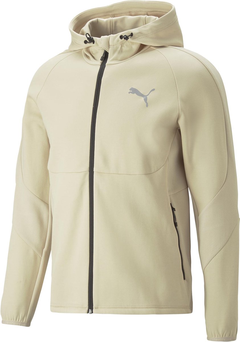 PUMA Evostripe Full-Zip Hoodie Dk Heren Trui Granola