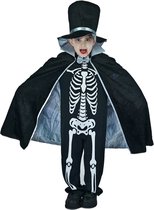 Skelet kostuum - Goochelaar - Halloween - Carnavalskleding - Carnaval kostuum - Jongens - 7 tot 9 jaar