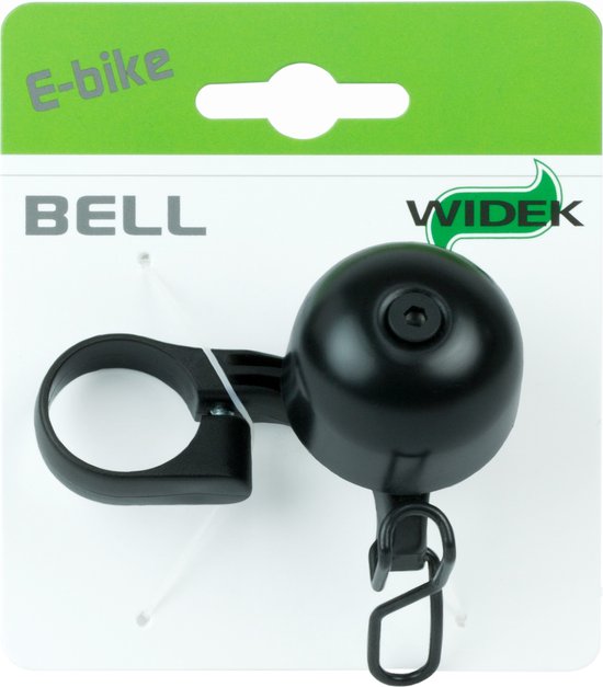 Widek Fietsbel met speciale beugel - all black - compact en duurzaam ontwerp van Widek — afbeelding 4