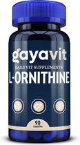 L-Ornithine - 90 capsules - vetverbranding - vetabsorptie - leverfunctie - herstel na lichamelijke inspanning