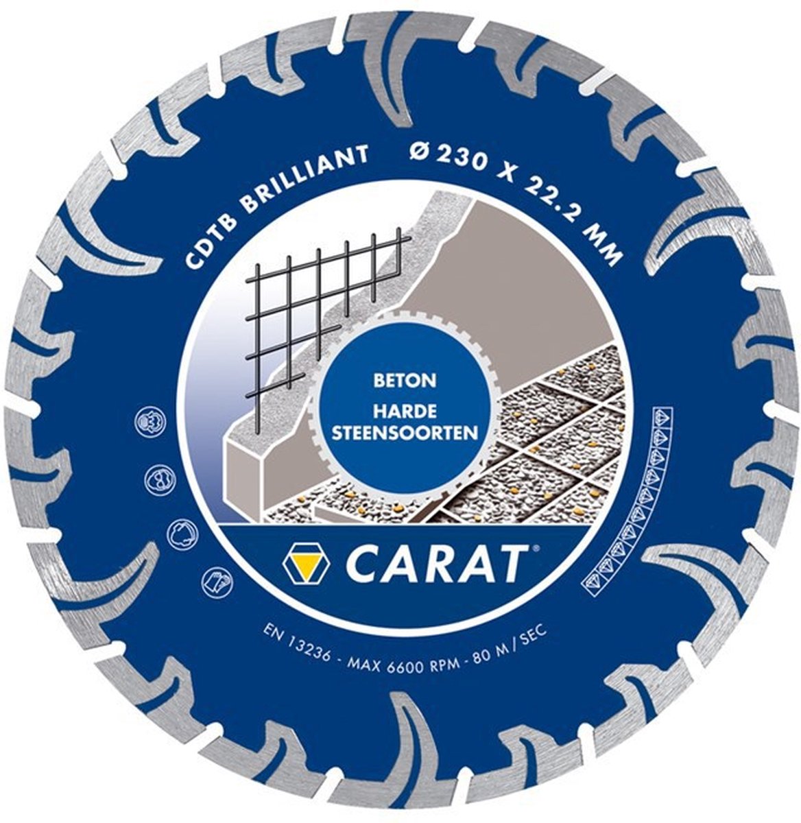 Carat Diamantzaagblad - Beton 180 mm