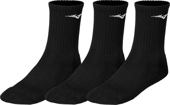 Mizuno Sokken Trainingssokken Unisex Zwart 3P