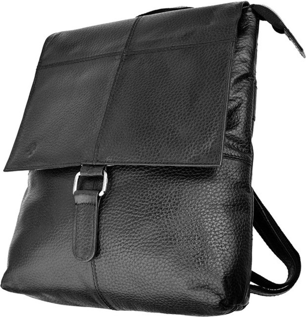 Fana Bags Leren Rugtas Zwart - Dames Rugzak Leer - Leren Rugtas & Schoudertas - Rugtas Leer Dames - Stadsrugzak