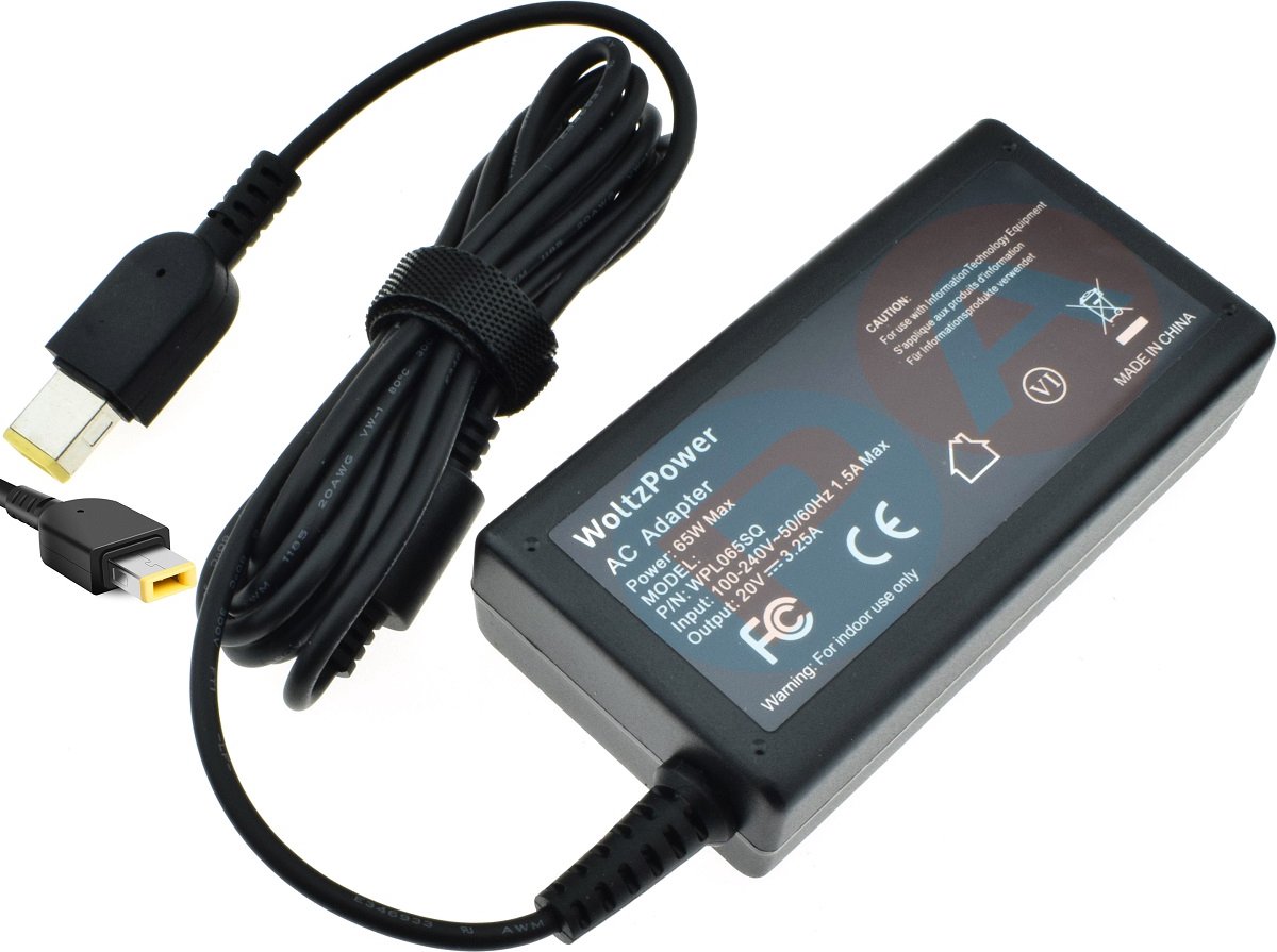 Image of 65W Laptop Oplader geschikt voor Lenovo Flex 3-1120 - Square Pin