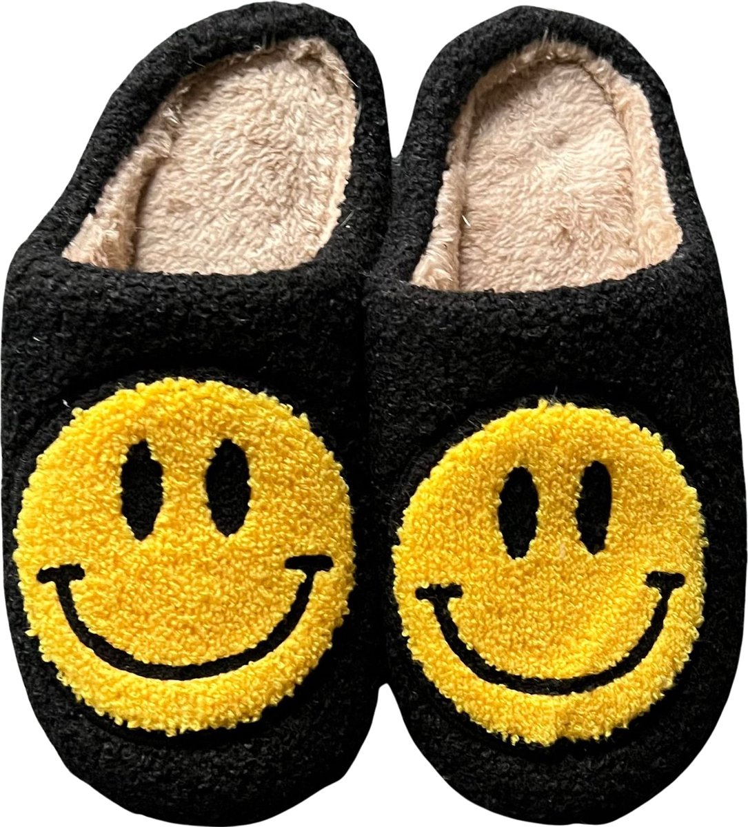 Smiley sloffen panter – unisex pantoffels Smiley – Smiley slippers tijger -  sloffen –... | bol