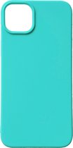 Casemania Hoesje Geschikt voor Apple iPhone 14 Plus Turquoise - Extra Stevig Siliconen Back Cover
