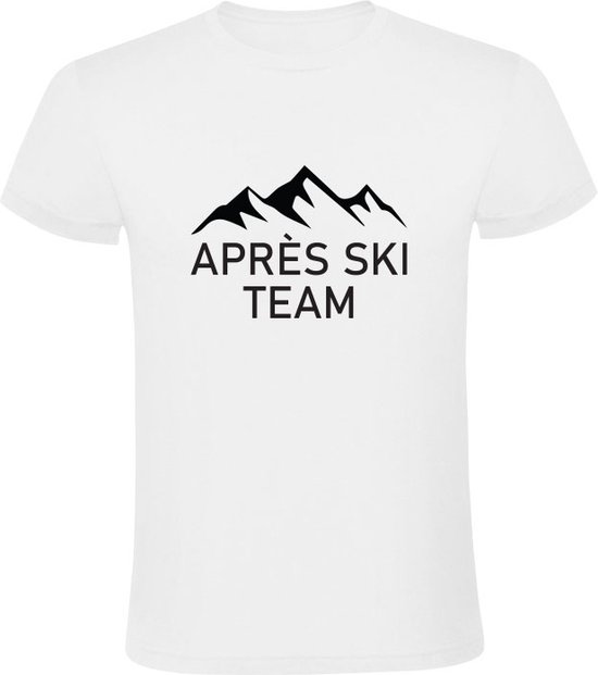 Après ski team T-shirt Homme | Ski | sports d'hiver | Blanc