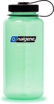 Nalgene Wide-Mouth Bottle - gourde - 32 oz - sans BPA - SUSTAIN - Glow Green