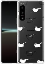 Sony Xperia 5 IV Hoesje Love my Cat Designed by Cazy