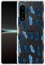 Sony Xperia 5 IV Hoesje Feathers Designed by Cazy