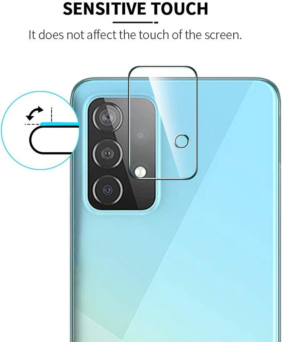 Camera Lens Glass Protector - beschermer Geschikt voor: Samsung Galaxy A32 4G - Transparant