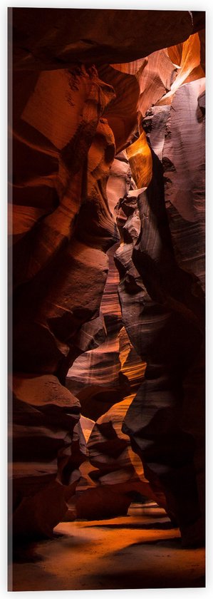 WallClassics - Acrylglas - Antelope Canyon - Arizona - 20x60 cm Foto op Acrylglas (Met Ophangsysteem)