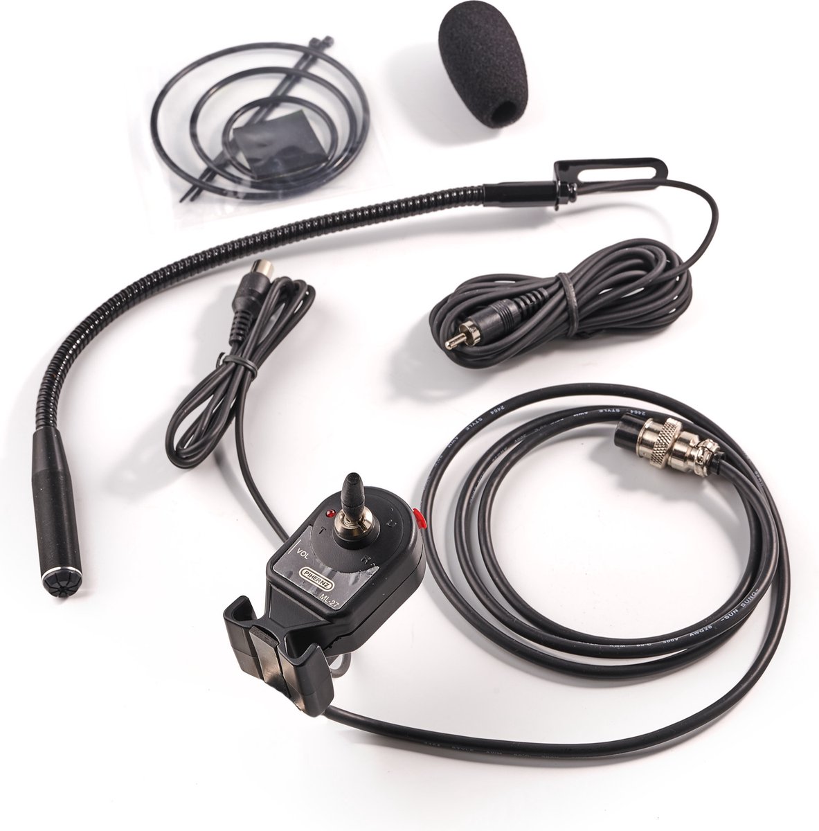Jetfon ML-27 handsfreeset voor 27mc - 6polig President - Midland -Team e.a.