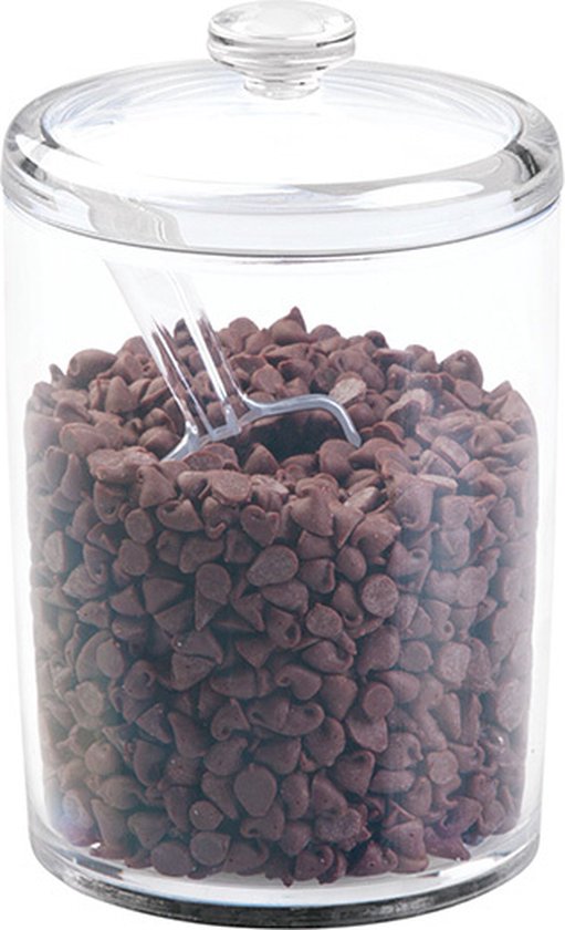 Boîte pour cotons-tiges iDesign - Transparente - Avec couvercle