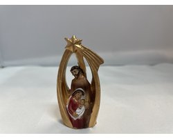 Kerststal Jozef, Maria en kindeke Jezus met ster